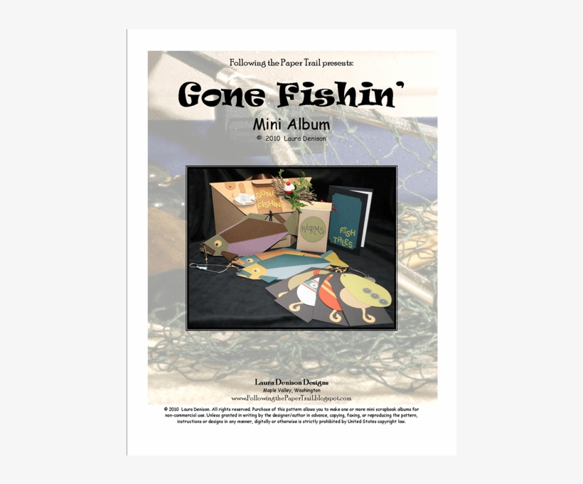 Gone Fishing Mini Album Set - Lipfish, transparent png