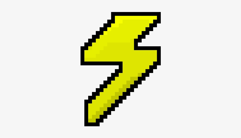 Lightning Bolt - Yoshi Coin Pixel Art, transparent png
