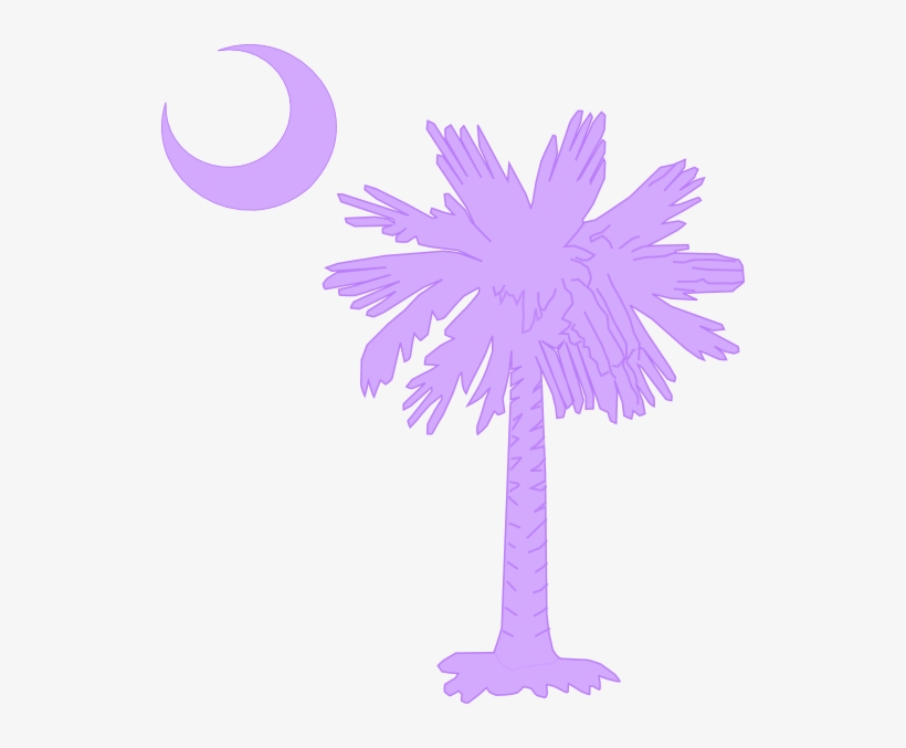 Palmetto Tree And Crescent Moon, transparent png