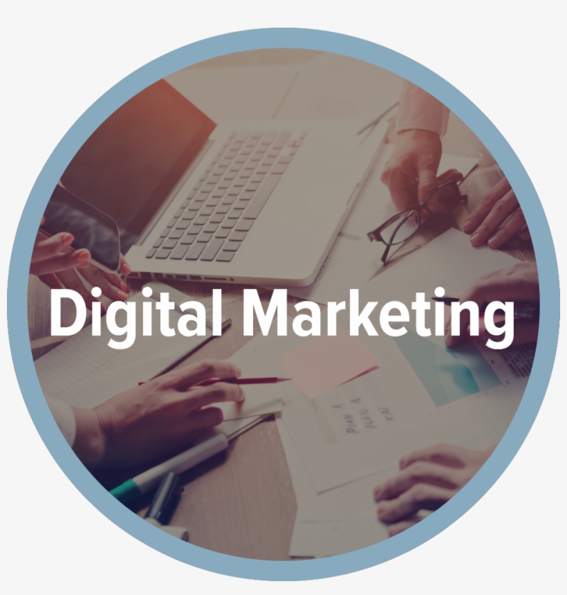 Digital Marketing Circle 2 - Marketing, transparent png