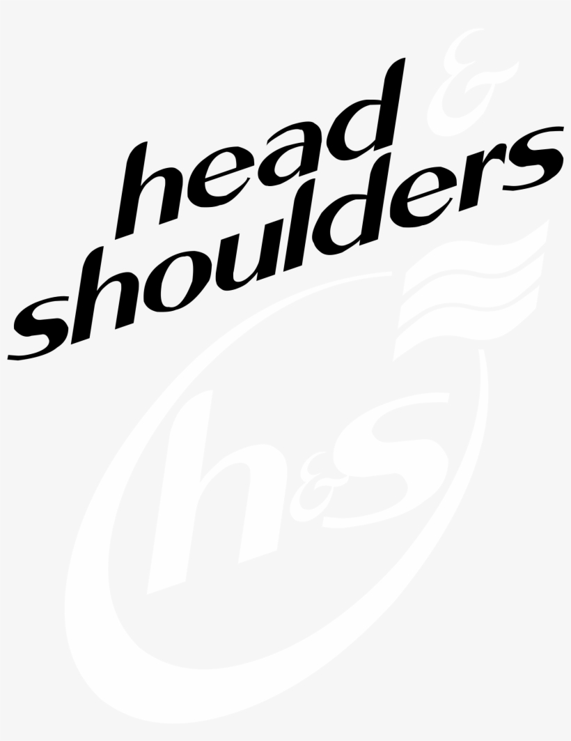 Head & Shoulders Logo Black And White - Head & Shoulders Logo, transparent png