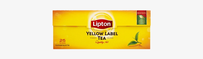 Lipton Tea Bags Small - شاي ليبتون 25 فتلة, transparent png
