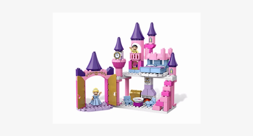 Cinderella And Her Prince Charming Are Enjoying Life - Lego Duplo Cinderella Castle, transparent png
