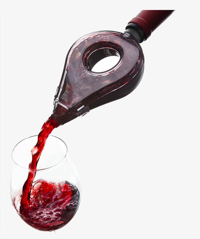Vacu Vin Wine Aerator - Vacu Vin Bottleneck Wine Aerator, transparent png