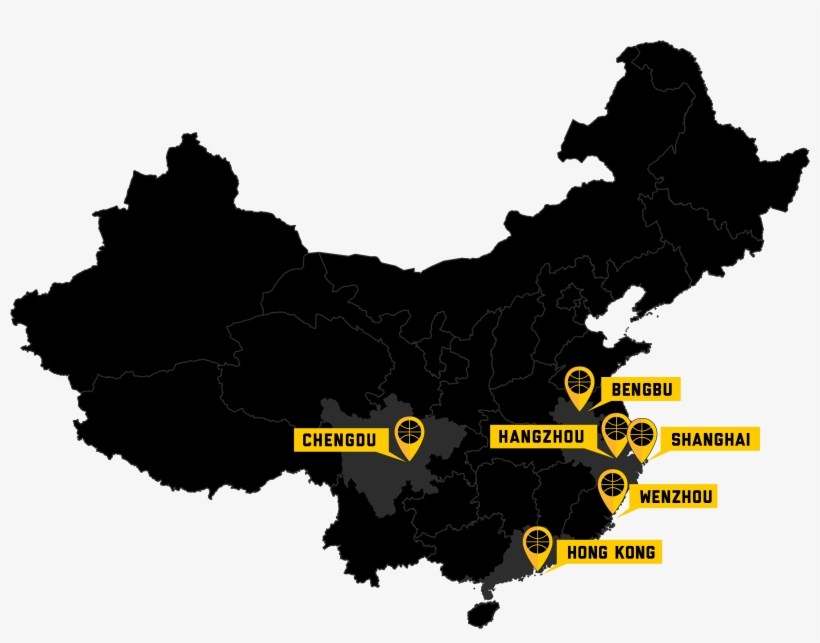 Pro Skills Basketball China - China Map Vector Free, transparent png
