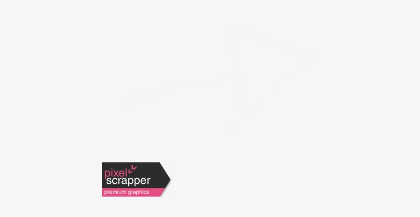 White Arrow - Digital Scrapbooking, transparent png