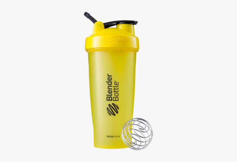 Blenderbottle 28oz "killer Bee" Special Edition - Blender Bottle Classic 28 Oz. Shaker With Loop Top, transparent png