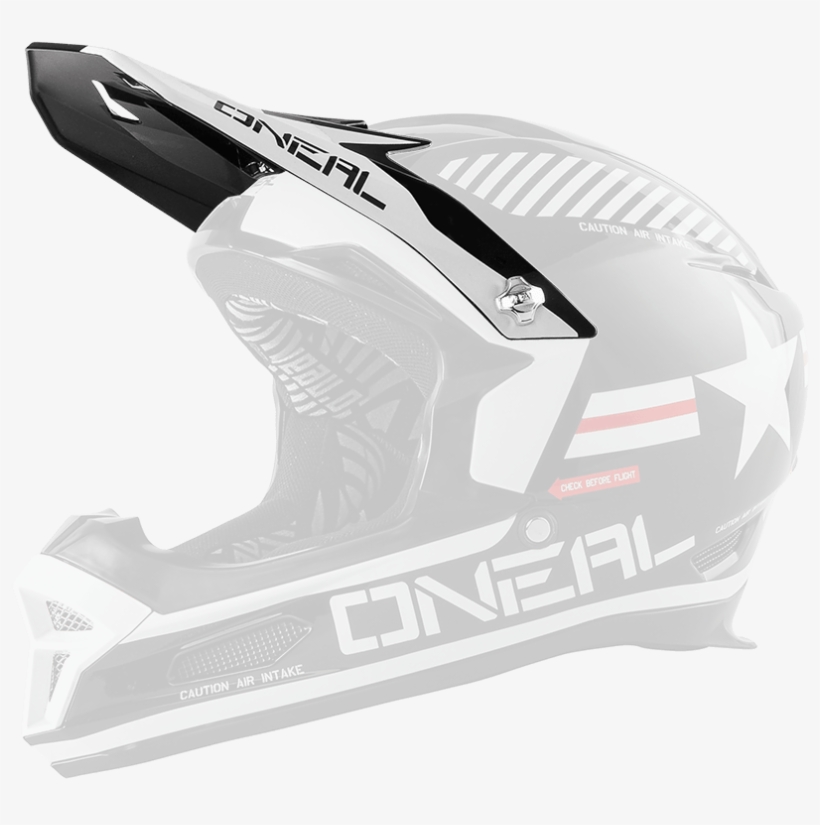 O`neal Spare Visor Fury Rl Helmet Afterburner Black - Oneal Fury Rl Ii Helmet, transparent png