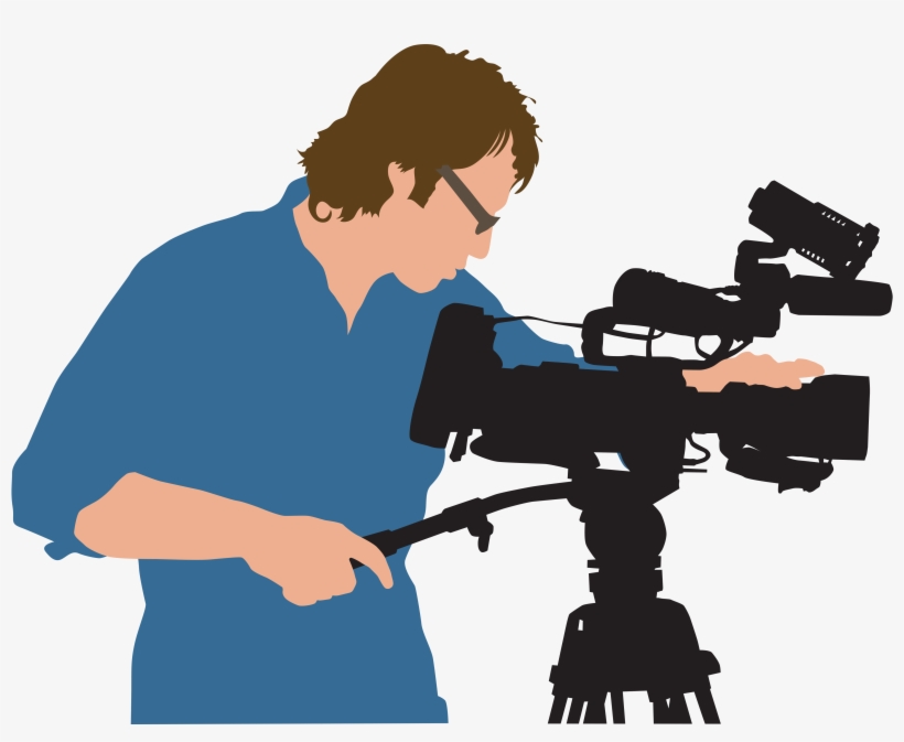 Video Making Clipart - Video Cameraman Clipart, transparent png