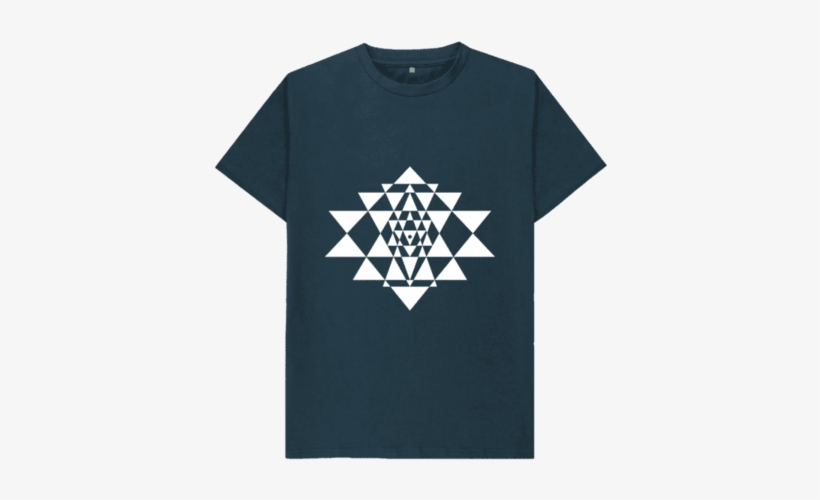 Sri Yantra, Tshirt, White Print - T-shirt, transparent png