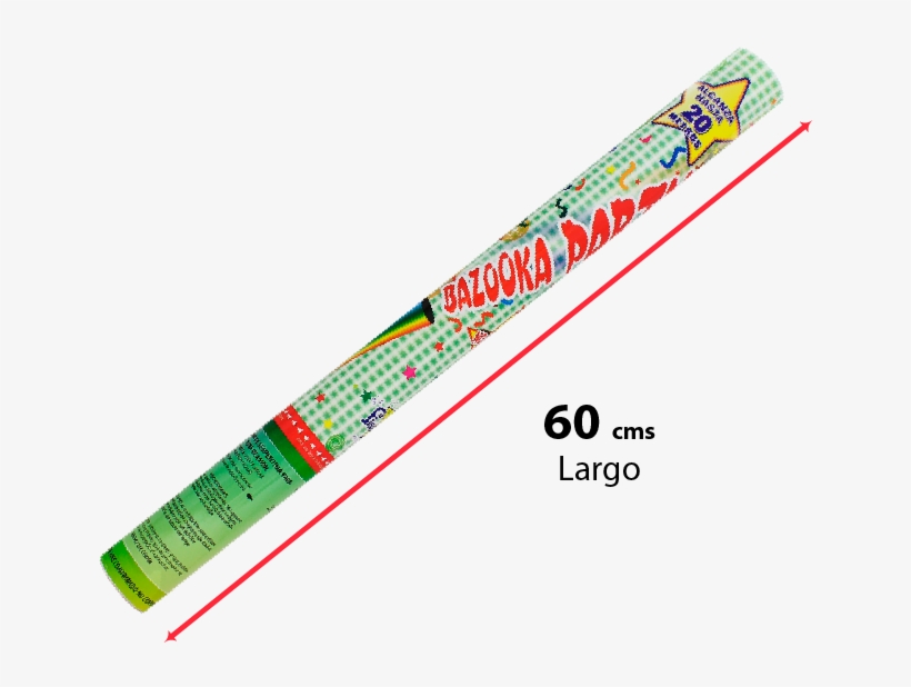 Party Poppers 60cm Confeti 1pza - Marker Pen, transparent png