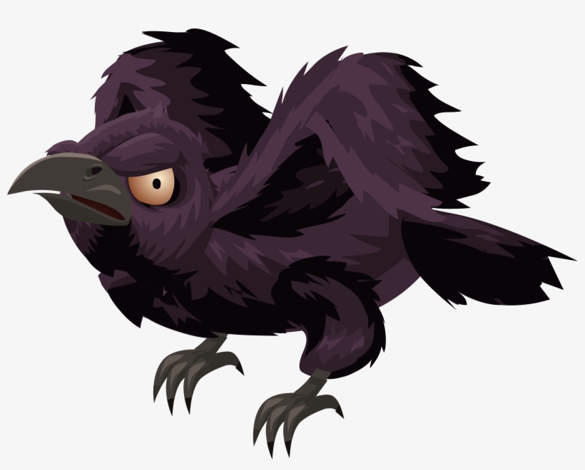 Crow Clipart Rook - Clip Art, transparent png