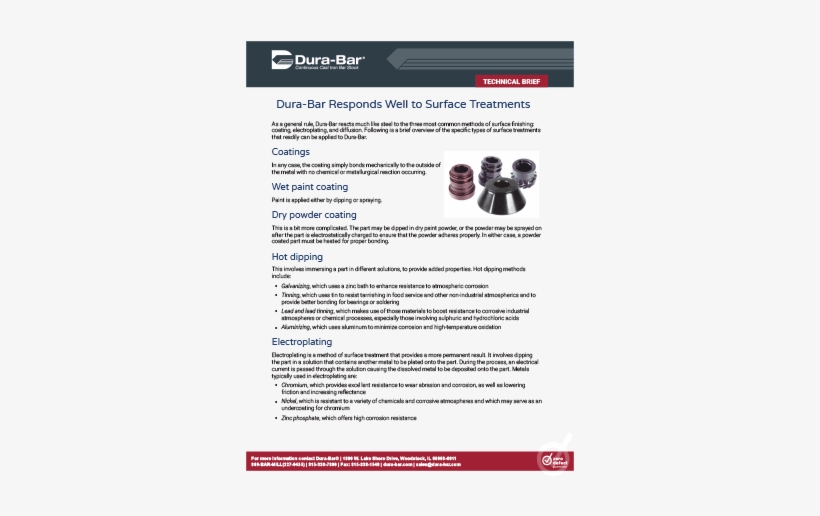 Dura-bar Responds Well To Surface Treatments - Gray Iron, transparent png