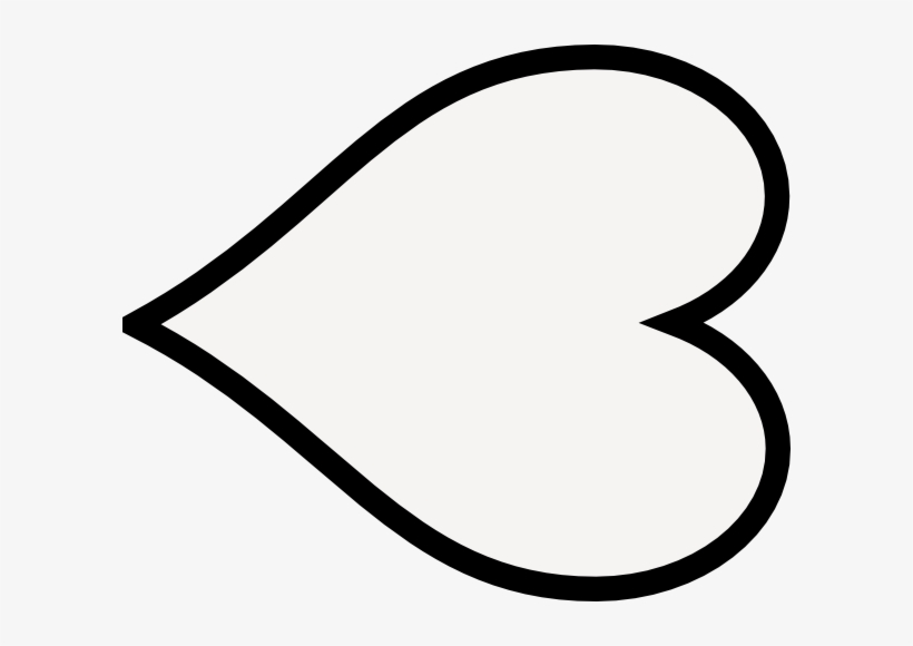 Heart- Outline - Clip Art, transparent png