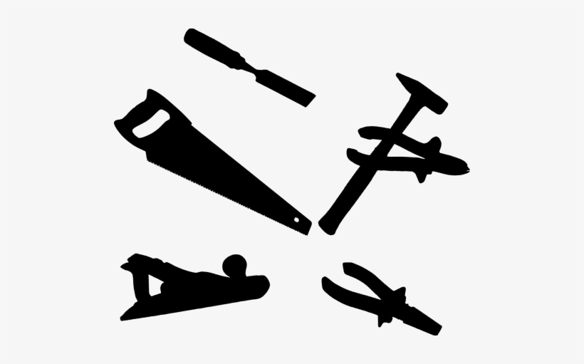 Vector Graphics - Siluetas De Herramientas De Carpinteria, transparent png