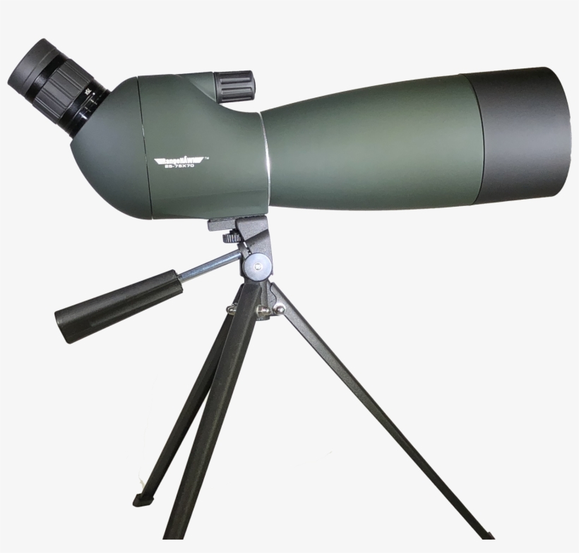 Target Shooting Spotting Scope, Angled 70mm Lens, transparent png