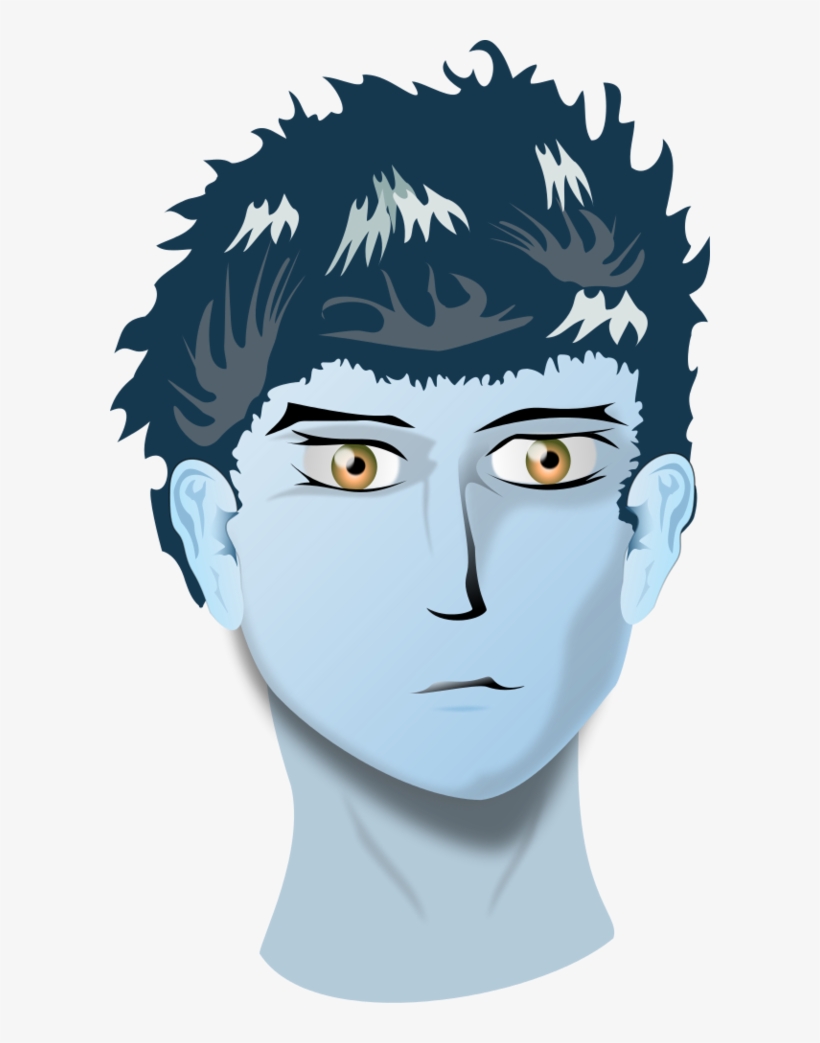 Head Of Boy With Blue Eyes - Properly Use Nasal Spray, transparent png