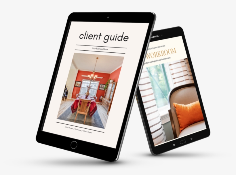 Interior Design Home Staging Workrooms Client Guide - Touchscreen, transparent png