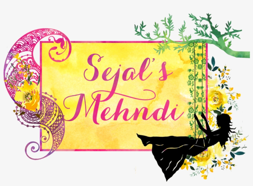 Mehndi Party - Girl On Swing Silhouette, transparent png