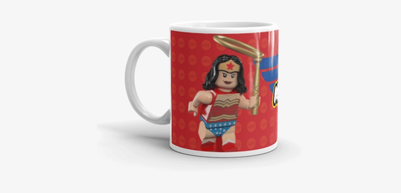 Caneca Plástica Lego Mulher Maravilha - Caneca Plástica Personalizada, transparent png