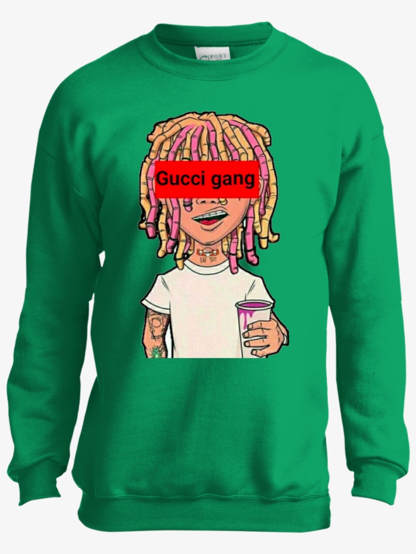 Lil Pump Gucci Gang Youth Sweatshirt Sweatshirts - Ya Done Messed Up A A Ron Sweatshirt, transparent png
