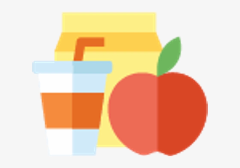 Icon Of Apple And Drink - Food, transparent png