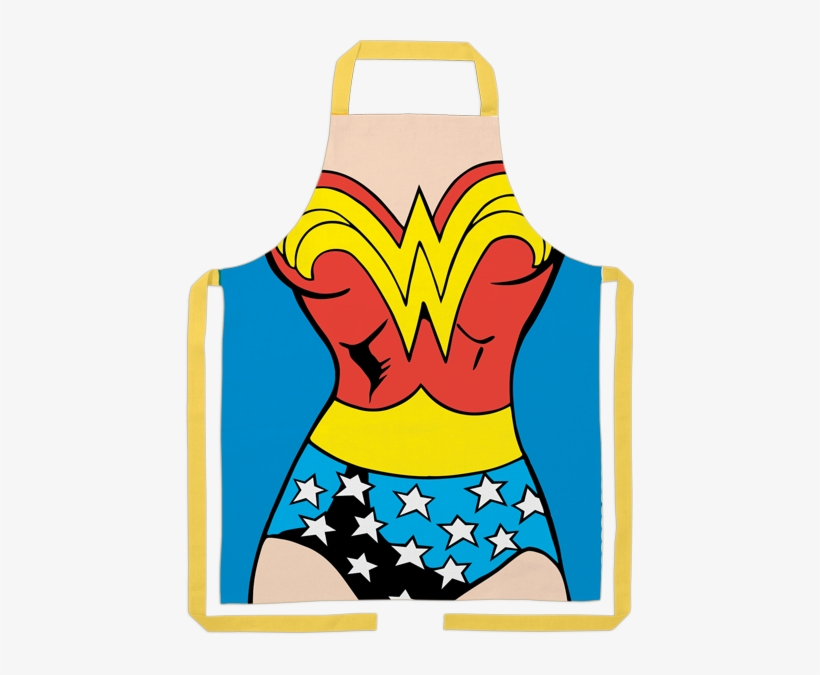 Avental - Mulher-maravilha Ta8241 - Wonder Woman Cook's Apron With Pocket, transparent png