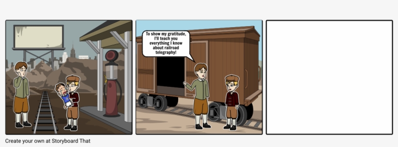 Thomas Edison - Storyboard, transparent png