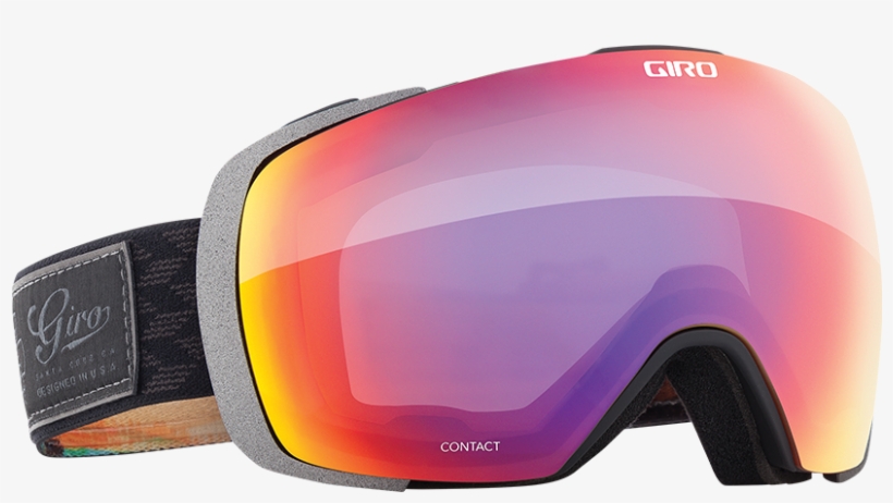 Giro Contact Goggles Pink, transparent png