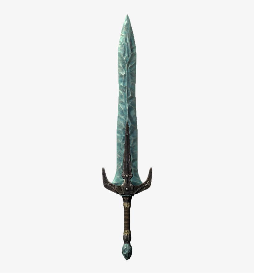 Stalhrim Sword - Skyrim Arme Stalhrim, transparent png
