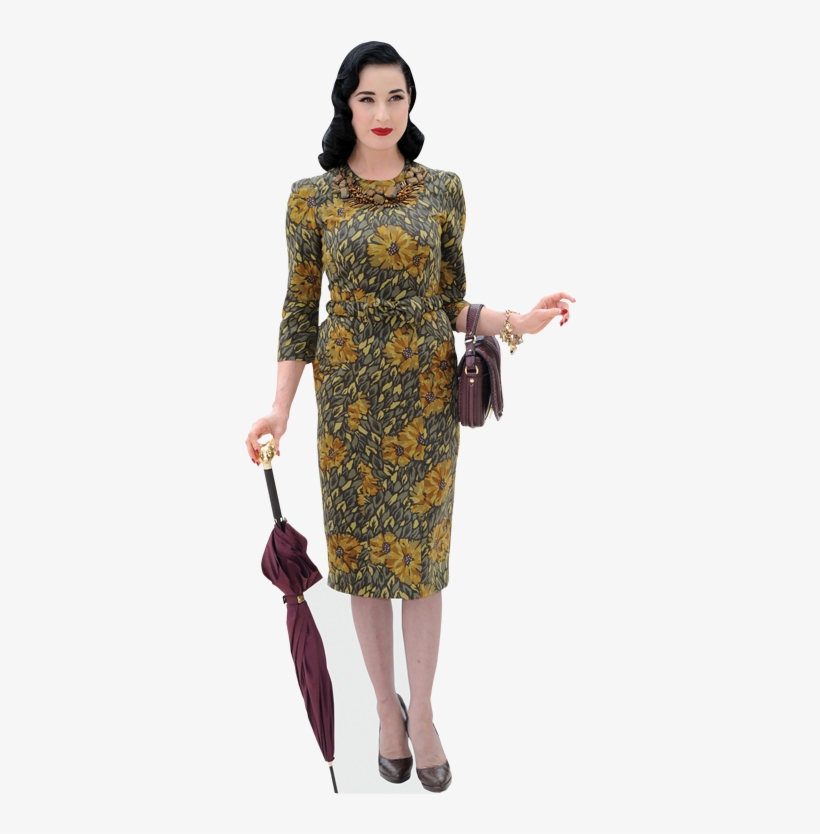 Dita Von Teese Cardboard Cutout - Dita Von Teese, transparent png