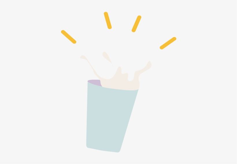 With Just Two Glasses A Day, Anmum Materna Can Help - Illustration, transparent png