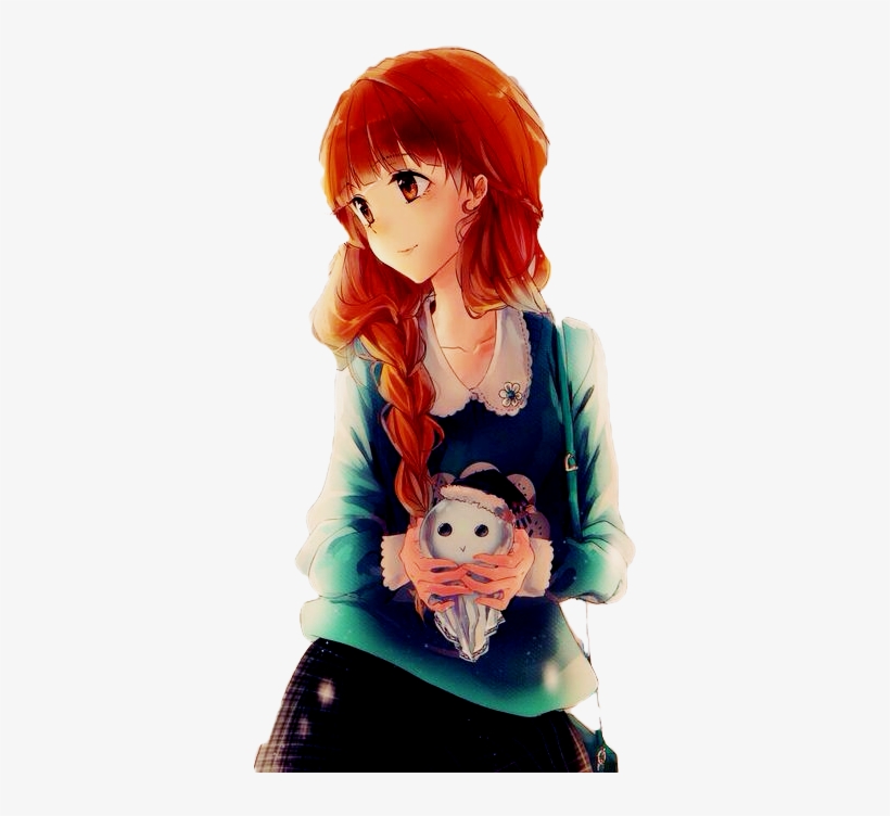 Anime Png Transparent - Anime Girl With Caramel Hair, transparent png