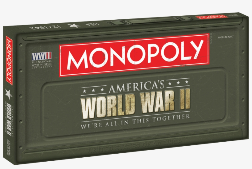 Monopoly World War Ii Edition We Are All In This Together - Monopoly World War Ii - We Are All, transparent png