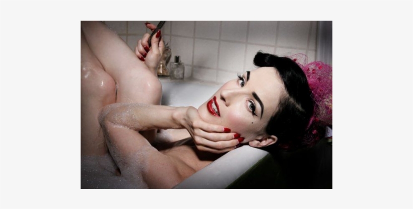 Dita Von Teese - Bathing, transparent png