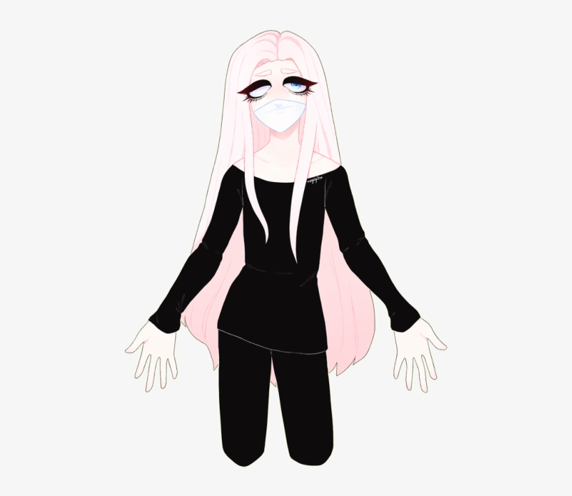 Tumblr Neko Gothic Witch Anime Png Tumblr Png Neko - Cartoon, transparent png