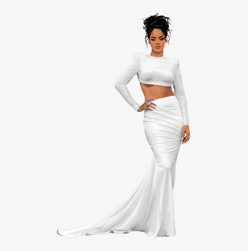#metgala2014 Hashtag On Twitter - Rihanna Trill Art, transparent png