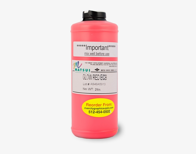 Matsui Glow Red Ecb Pigment - River City Graphic Supply, transparent png
