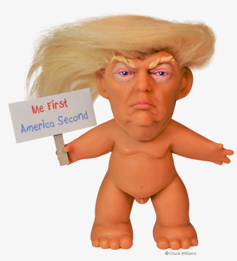 Trump The Troll, The Scariest Forest In The Us, Dc's - Blond, transparent png