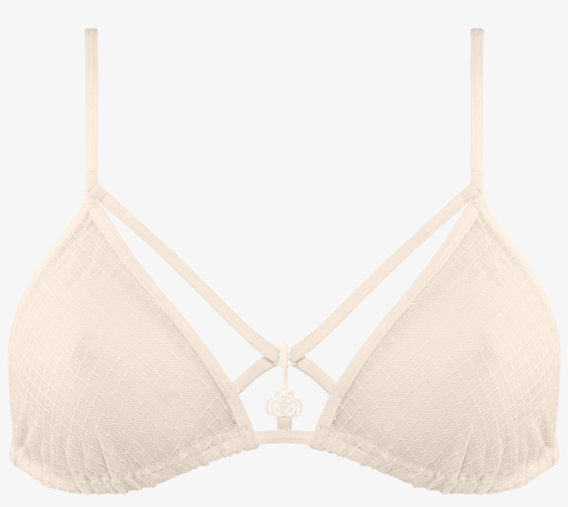 White Key Triangle Bra - Bra, transparent png