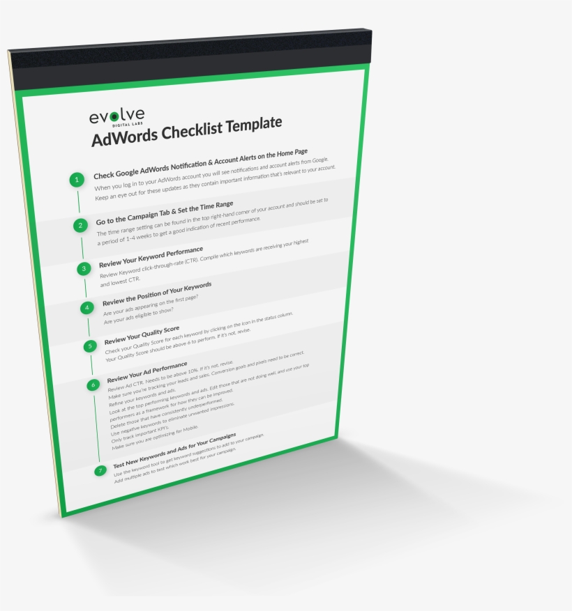 Adwords Checklist, transparent png