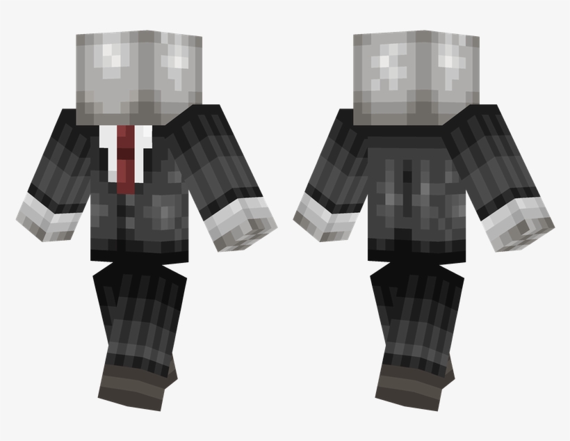 Slenderman - Minecraft Pe Skin Slenderman, transparent png