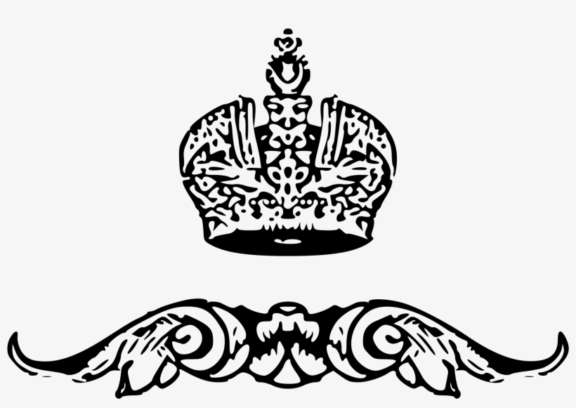 Crown Header Png - Crown Drawing No Background, transparent png