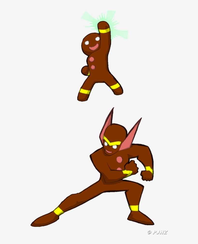 The Gingerbread Man By Projecthazoid On Clipart Library - Clip Art, transparent png