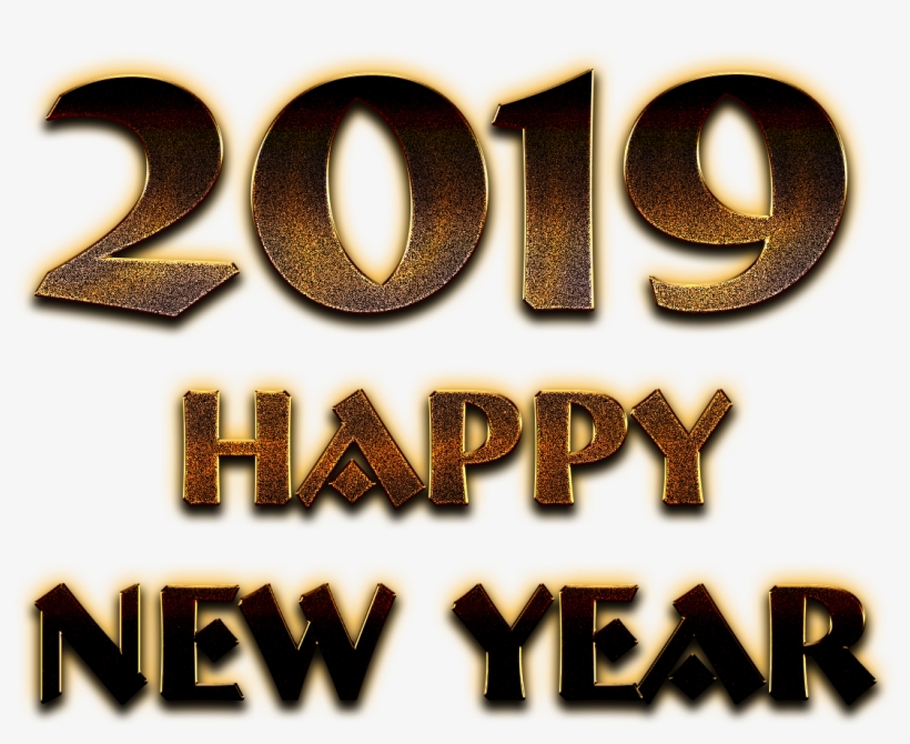 2019 Happy New Year Png Pic - New Year, transparent png