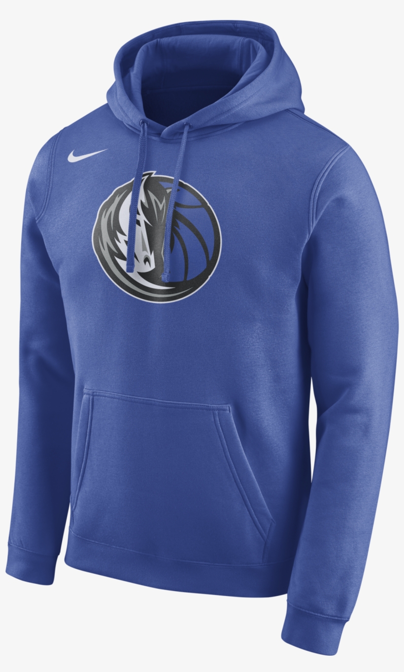 Dallas Mavericks Mens Nike Logo Club Hoodie Royal - Boston Celtics Nike Hoodie, transparent png
