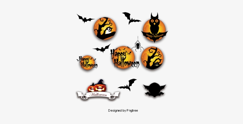 Halloween Vector Elements, Halloween Vector Elements, - Vector Graphics, transparent png