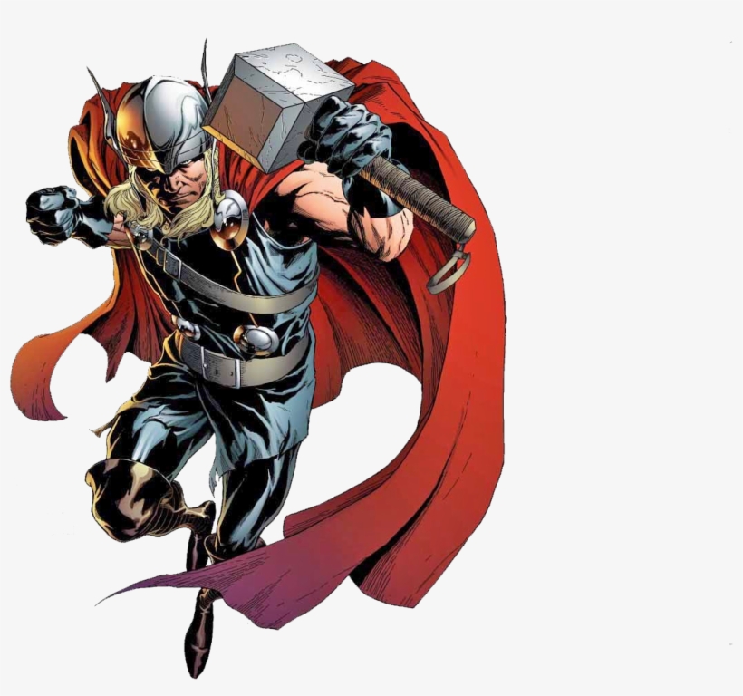 Desenho Thor Png - Thor Vs Superman Meme, transparent png