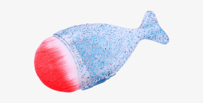 Outfit Shimmering Mermaid Tail Makeup Brush - Owill Scale Pattern Makeup Brush Bottom Brush Powder, transparent png