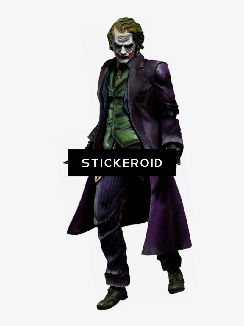 Batman Joker - Batman: The Dark Knight Trilogy: Play Arts Kai Action, transparent png